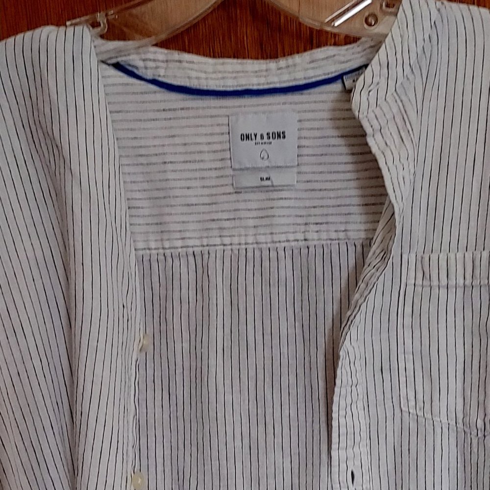 Small Only & Sons stripped button-down shirt